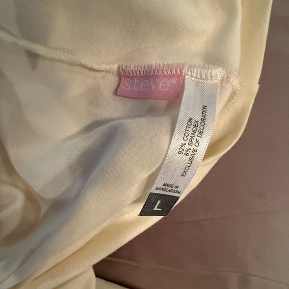 NWOT steve Lace Trim Cream Camisole Size Large - Picture 5 of 7